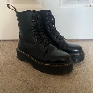 Dr. Martens Jadon Platform Boots- Black